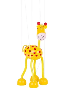 Goki Marionetka "Żyrafa" w kolorze żółtym - 3+ - Lalki dla dziewczynek - miniaturka - grafika 1