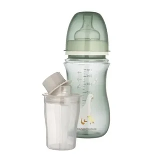 Butelka CANPOL BABIES EasyStart Goose 35/245 240 ml Jasnozielony - Butelki dla niemowląt - miniaturka - grafika 1