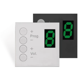 PVS AUDAC MWX45/W MTX wall panel controller 45 x 45 mm White version MWX45/W - Inne akcesoria audio-wideo - miniaturka - grafika 1