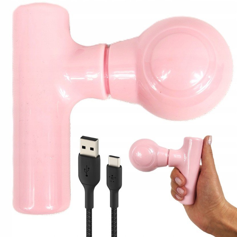 Pistolet Do Masażu Mini Masażer Pleców Karku Stóp Do Torebki Akumulatorowy