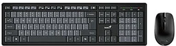 Genius Smart KM-8200 COPILOT, sada klávesnice s bezdrátovou optickou myší, CZ/SK, klasická, černo-šedá - Klawiatury - miniaturka - grafika 1
