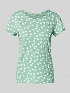 T-shirt o kroju regular fit z czystej bawełny - Koszulki i topy damskie - miniaturka - grafika 1