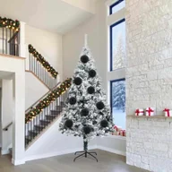 Bombki - vidaXL Zestaw Bombek Choinkowych 3 pcs Czarny - miniaturka - grafika 1