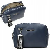 Torebki damskie - SPORTOWA TOREBKA LISTONOSZKA MONNARI srebrna Pojemna - miniaturka - grafika 1