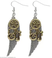 Dodatki do strojów karnawałowych - Widmann Kolczyki "Steampunk Wings" WI01784 - miniaturka - grafika 1