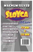 Akcesoria do gier planszowych - SLOYCA Koszulki Magnum Silver 70x110mm (100szt) - miniaturka - grafika 1