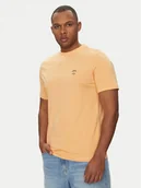 Koszulki męskie - Blend T-Shirt 20718304 Pomarańczowy Regular Fit - miniaturka - grafika 1