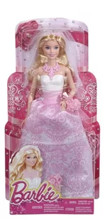 Barbie Lalka Panna Młoda Cff37 Mattel 887961056341 - Lalki dla dziewczynek - miniaturka - grafika 2