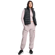 Spodnie sportowe damskie - Damskie spodnie treningowe Under Armour Unstoppable Cargo Pant - beżowe - UNDER ARMOUR - miniaturka - grafika 1