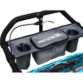 Przyczepki rowerowe - Organizer i uchwyt na kubek TaXXi S'Cool for two Darkgrey - miniaturka - grafika 1