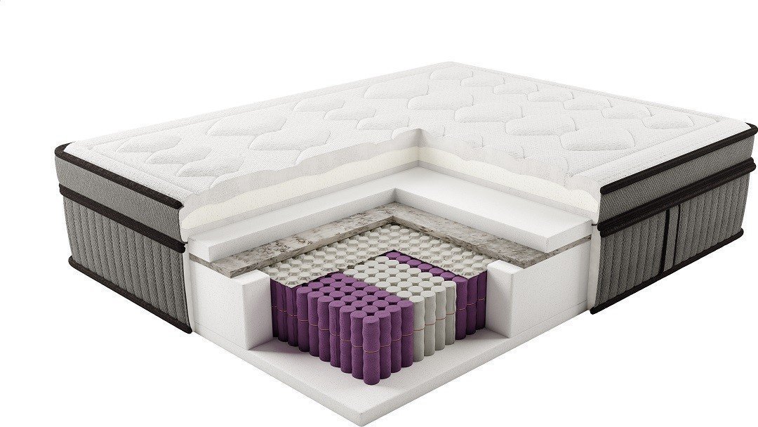 Hilding Materac Otello DeLuxe Edition by Hilding hybrydowy ROZMIAR: 140x200 cm, POKROWIEC: Modern
