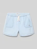 Spodnie i spodenki dla dziewczynek - Szorty jeansowe z elastycznym pasem model ‘CALL ON ME’ - miniaturka - grafika 1