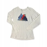 Bluzki damskie - Koszulka bluzka dziewczęca biała COLUMBIA 14/16 - miniaturka - grafika 1