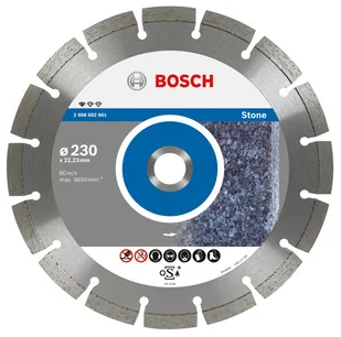 Bosch Diamentowa tarcza tnąca Professional for Stone 230 x 22 23 x 2 3 x 10 mm 2608602601 Średnica 230 mm Średnica wewnętrzna 22.23 mm 1 szt - Tarcze do pił - miniaturka - grafika 3