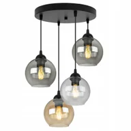 Lampy sufitowe - Lampa Sufitowa Wisząca Żyrandol Szklane Kule Loft Nowoczesne Nad Stół Wyspę - miniaturka - grafika 1