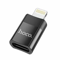 Akcesoria do tabletów i e-booków - Hoco Case UA17 ADAPTER TYPE-C TO LIGHTNING BLACK FD_20567-0 - miniaturka - grafika 1