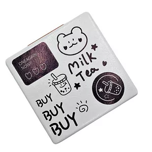 Lusterko Kieszonkowe W Stylu Kawaii Milk Tea - Lusterka do makijażu - miniaturka - grafika 1