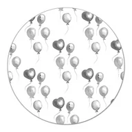 Deski do krojenia - Deska ze szkła podkładka ozdoba Szare balony fi40, Coloray - miniaturka - grafika 1