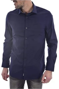 Koszula męska Guess Alameda klasyczna granatowa dopasowana -S - Koszule męskie - miniaturka - grafika 1