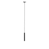 Lampy sufitowe - QAZQA Nowoczesna czarna lampa wisząca do systemu szynowego jednofazowego - Slimline Keno - miniaturka - grafika 1