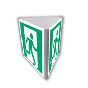 Systemy ekspozycyjne i znaki informacyjne - AE802 WYJŚCIE EWAKUACYJNE PRAWOSTRONNE (3D DOŚCIENNY), PS - PŁYTA PCV 1MM FOTOLUMINESCENCYJNA; (350X350MM) - miniaturka - grafika 1