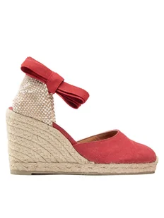 Castañer Espadryle Carina/8/002 021642-604 Czerwony - Espadryle damskie - miniaturka - grafika 1