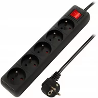Przedłużacze i rozgałęźniki - HBF BLOW sieciowy PS-570WSP 3m 5Gu 3x1,5czarny 98-047 2_290937_20220221162135 - miniaturka - grafika 1