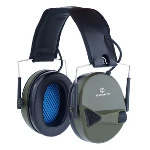 Earmor - Aktywne ochronniki słuchu M30 - Foliage Green - M30-FG - Ochrona oczu i twarzy - miniaturka - grafika 1