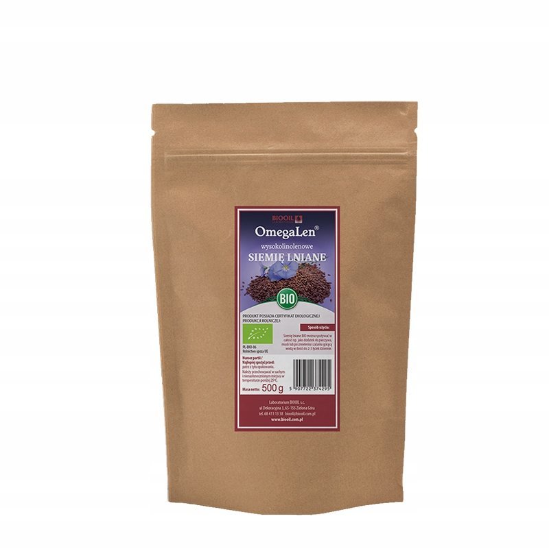 Biooil Siemię Lniane Wysokolinolenowe - Omegalen Bio 500 G