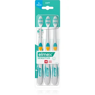 Elmex Elmex Sensitive szczoteczka do zębów extra soft 3 szt - Szczoteczki do zębów - miniaturka - grafika 1
