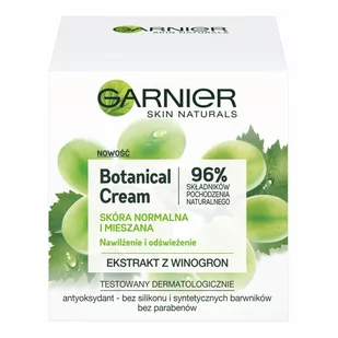 Garnier Skin Naturals Botanical Odświeżający krem z ekstraktem z winogron 50ml - Kremy do twarzy - miniaturka - grafika 4