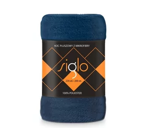 Faro Ciepły koc Siglo- granatowy 8Y39EU 8Y39EU SAM ONE SIZE - Koce - miniaturka - grafika 1
