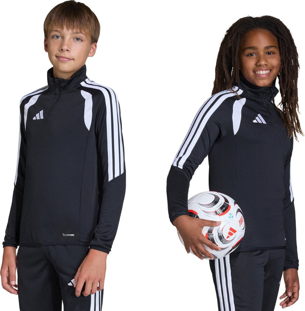 Adidas Bluza dla dzieci adidas Tiro 26 League Training Top czarno-biała JY7161 116cm