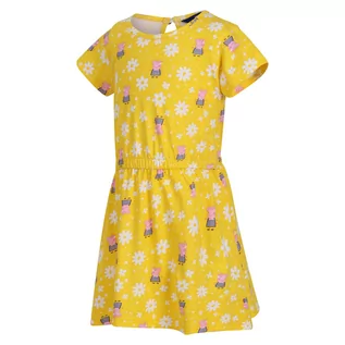 Sukienki - Regatta Dziecięca Sukienka Peppa Żółty, Rozmiar: 18-24 Mies - grafika 1