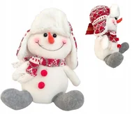 Ozdoby bożonarodzeniowe - Świąteczny Bałwan W Zimowym Stroju Figurka 25Cm673 - miniaturka - grafika 1