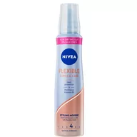 Kosmetyki do stylizacji włosów - Nivea Flexible Curls & Care pianka do stylizacji włosów kręconych 150ml - miniaturka - grafika 1