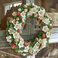 Dekoracje domu - Wieniec Strawberry - miniaturka - grafika 1