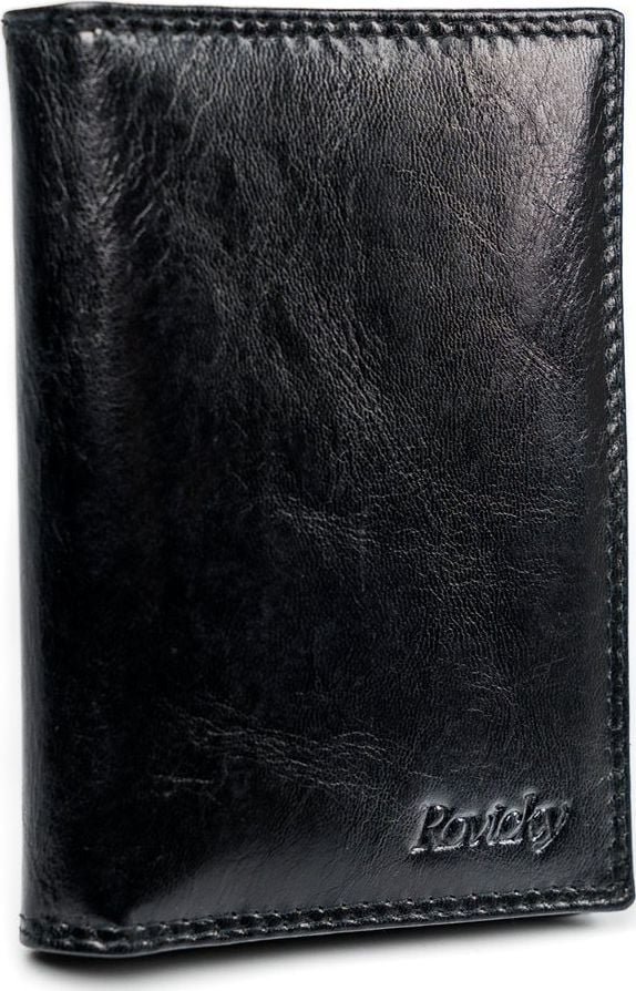 Rovicky Etui na karte skórzane N1912-RVTK Black Nie dotyczy