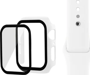 4TechGoods PASEK + SZKŁO + ETUI DO APPLE WATCH CASE 7 41 3w1 - Akcesoria do smartwatchy - miniaturka - grafika 1