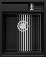 Zlewozmywaki - BRANDE ZONE POCKET RIGHT 430-45 BLACK METALLIC (czarny metalik) - miniaturka - grafika 1