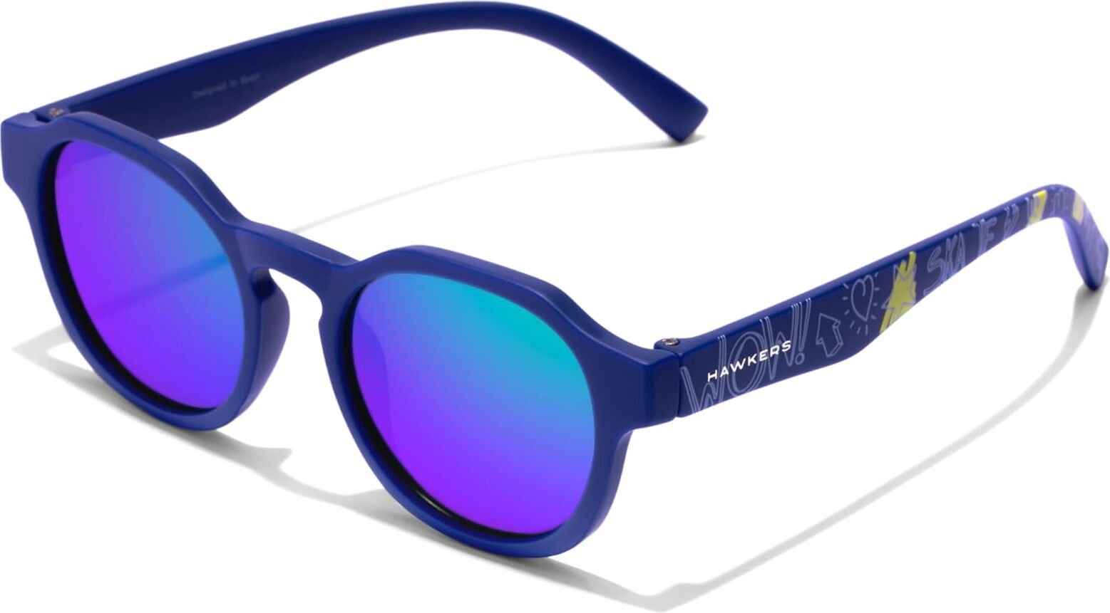 Dziecięce okulary przeciwsłoneczne Hawkers WARWICK KIDS Ø 44 mm ciemnoniebieskie