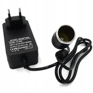 Akcesoria motoryzacyjne - Zasilacz adapter 230V gniazdo zapalniczki samochodowej 12V 36W 3A SOLIDNY - miniaturka - grafika 1
