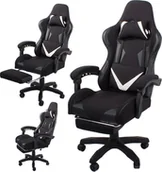 Fotele gamingowe - Fotel Verk Fotel kubełkowy gamingowy obrotowy gracza biurowy Fotel kubełkowy gamingowy obrotowy gracza biurowy - miniaturka - grafika 1