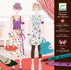 Djeco, Kolekcja mody, zestaw artystyczny