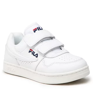 Buty dla chłopców - Sneakersy Fila - Arcade Velcro Kids FFK0043.13037 White/Fila Navy - grafika 1
