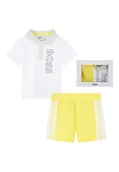 Kombinezony dla dzieci - Completo Bambino Hugo Boss polo + shorts - miniaturka - grafika 1
