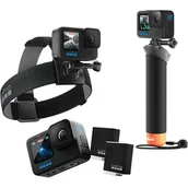 Kamery sportowe - Zewnętrzna kamera GoPro HERO12 Black bundle - miniaturka - grafika 1