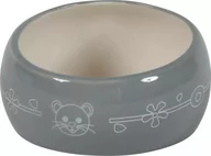 Akcesoria dla gryzoni - Zolux Miska ceramiczna dla gryzonia 200 ml szara - miniaturka - grafika 1