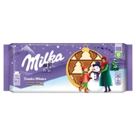 Czekolada - Milka Czekolada mleczna z białą czekoladą 90 g - miniaturka - grafika 1