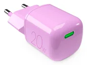 Ładowarki do telefonów - PURO PUFCMTCUSBC20WGPINK ładowarka do urządzeń przenośnych Smartfon, Tablet Różowy Prąd przemienny Szybkie ładowanie Wewnętrzna - miniaturka - grafika 1